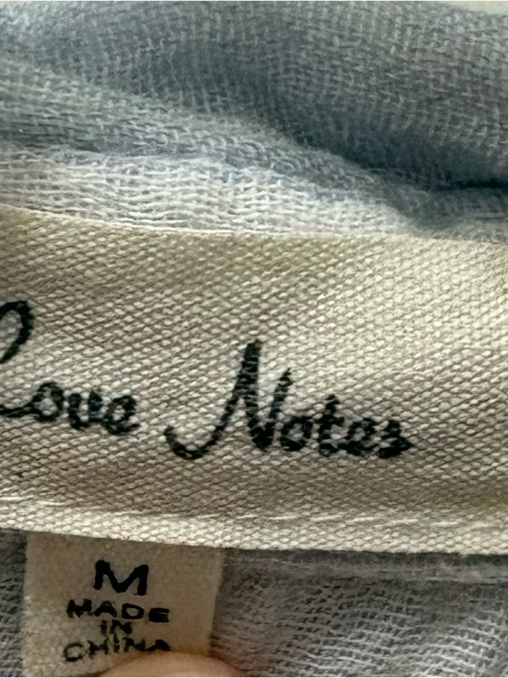 Love Notes Blue & White Striped Tie-Front Button Down Shirt - Picture 3 of 3